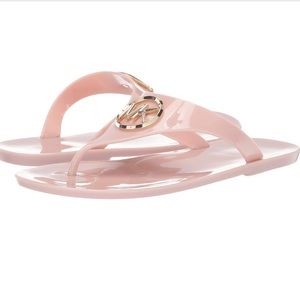 michael kors pink jelly sandals